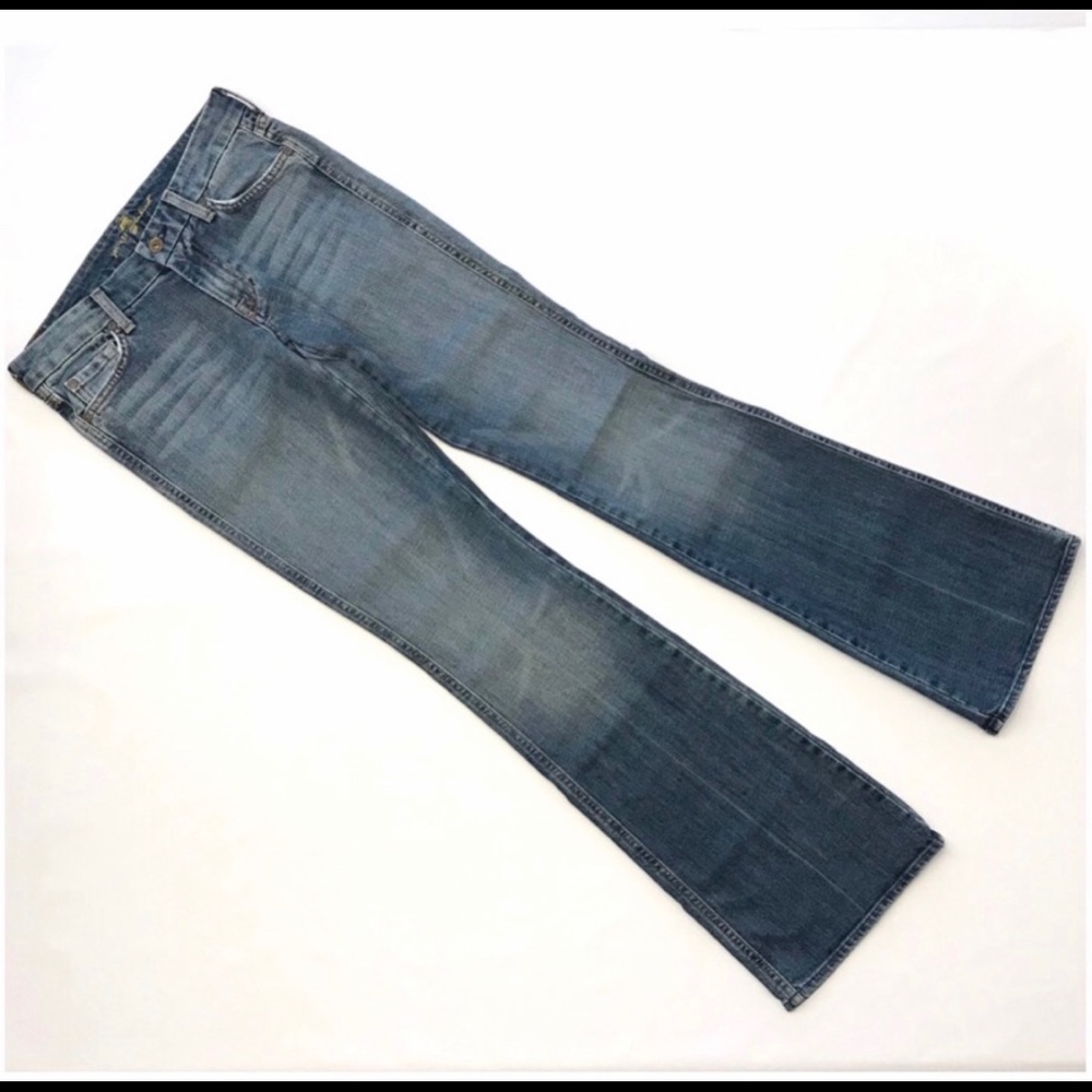 7 For All Mankind Jeans Pink A Pocket Low Rise